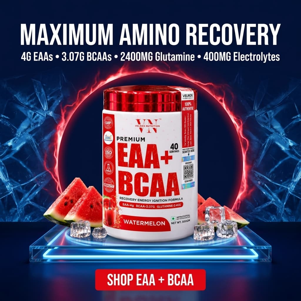 Velnox Nutrition Premium EAA+BCAA — Recovery Energy Ignition Formula