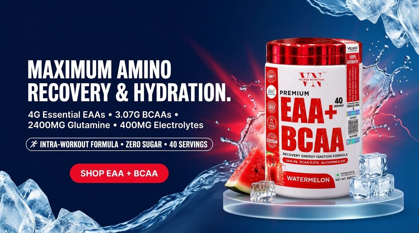 Velnox Nutrition Premium EAA+BCAA — Recovery Energy Ignition Formula